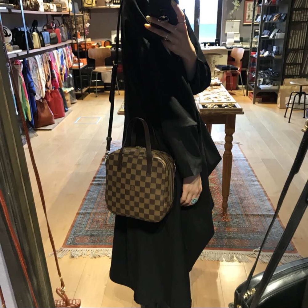 AUTHENTIC LOUIS VUITTON SPONTINI DAMIER EBENE BAG